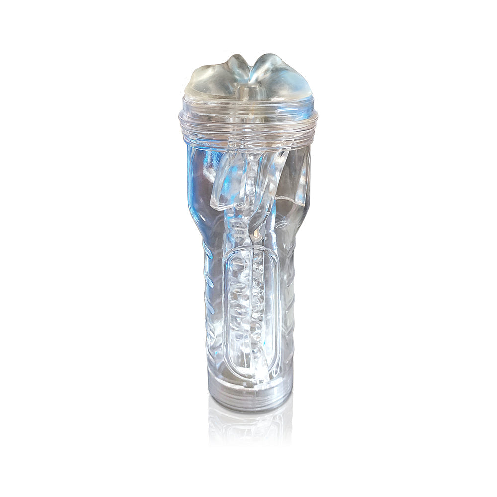 Happy Endings MSTR B8 In The Clear Mouth Stroker Lip Service Canister