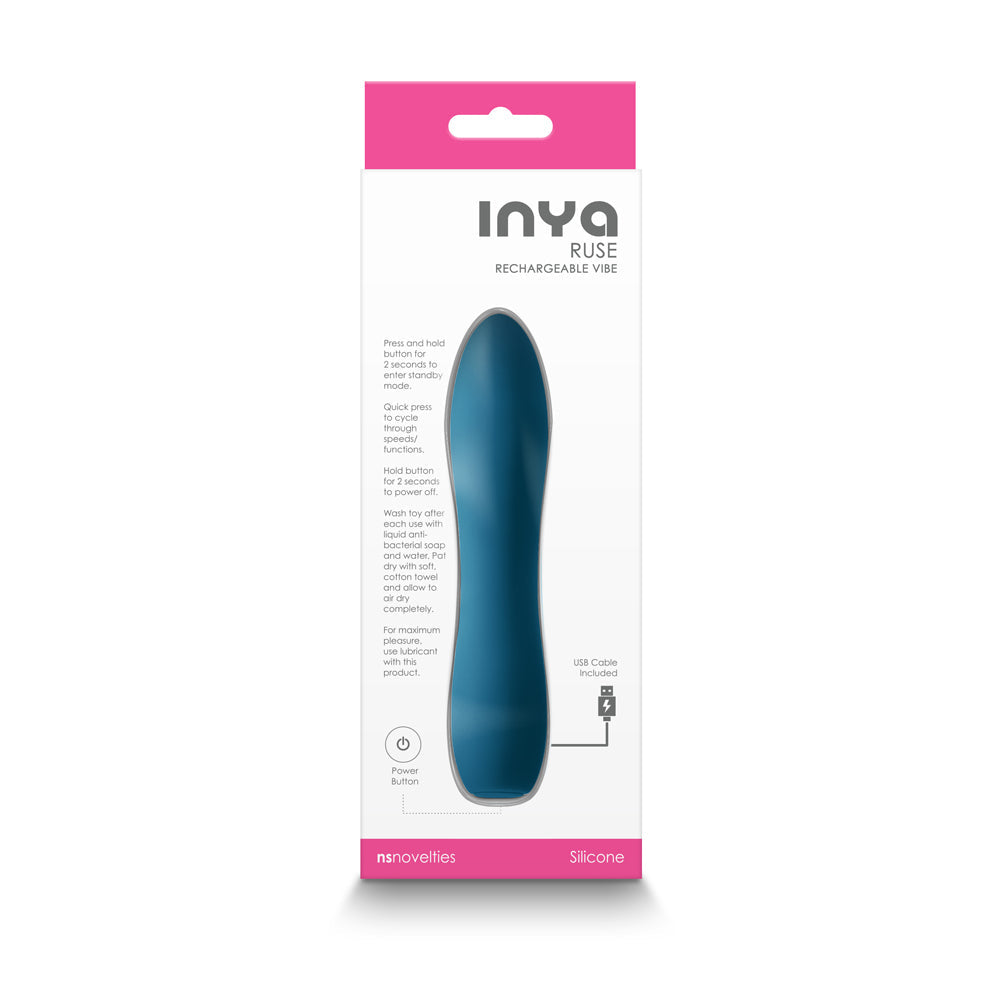 INYA Ruse Rechargeable Vibrator Teal