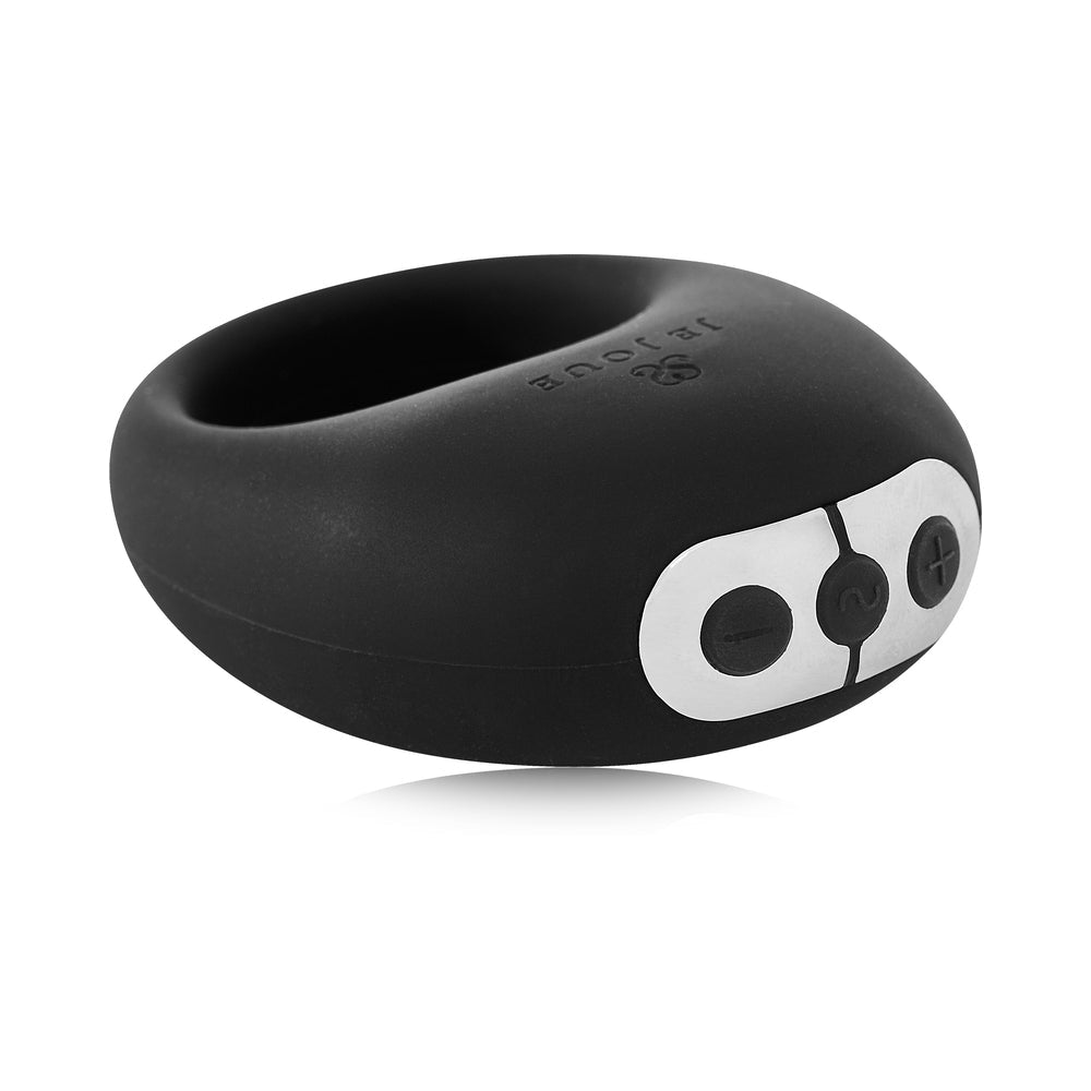 Je Joue Mio Rechargeable Vibrating Silicone Cock Ring Black