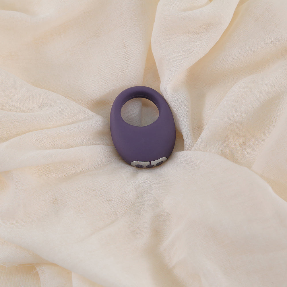 Je Joue Mio Rechargeable Vibrating Silicone Cock Ring Purple