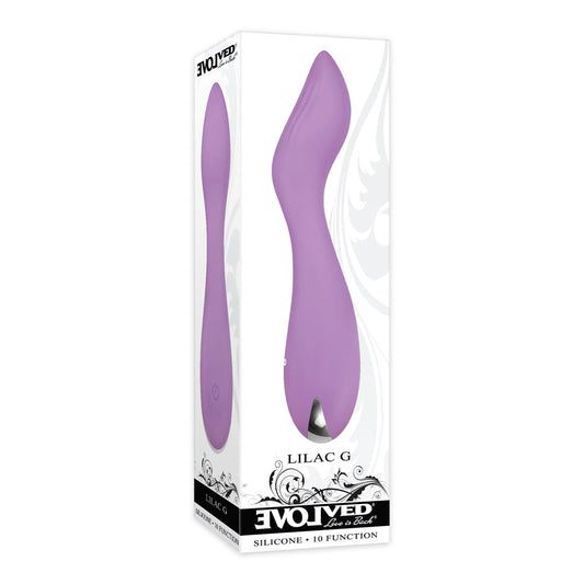 Evolved Lilac G Rechargeable Silicone G-Spot Vibrator Purple - product photo