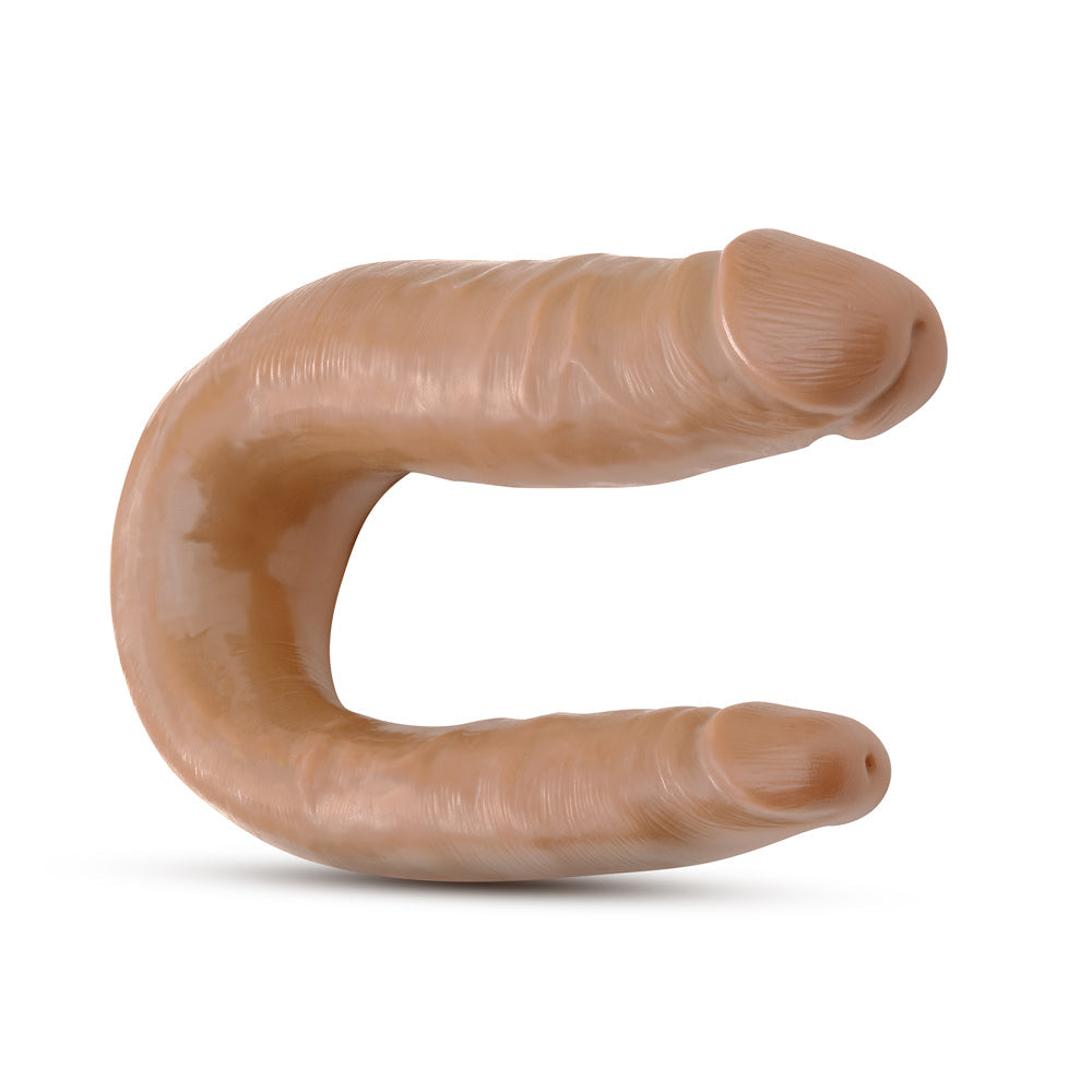Dr. Skin Mini Double Dong Realistic 12 in. Dual-Ended Dildo Tan