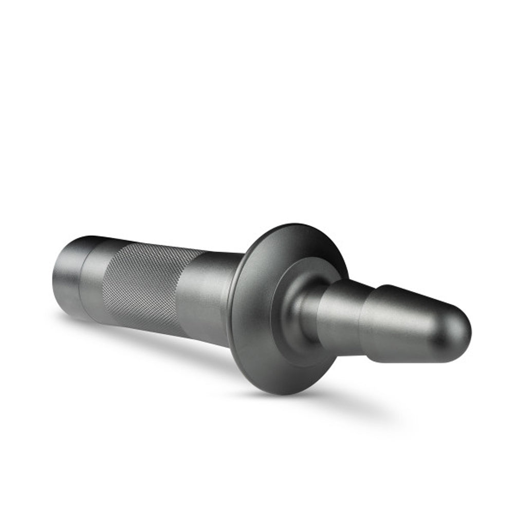 Lock On Karbonite Dildo With Handle Mocha