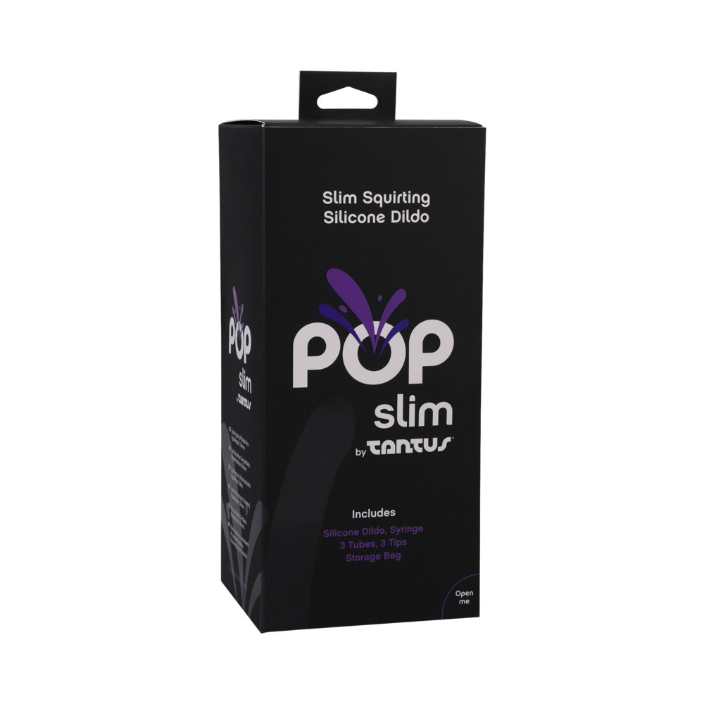 Tantus POP Slim Squirting Dildo Midnight