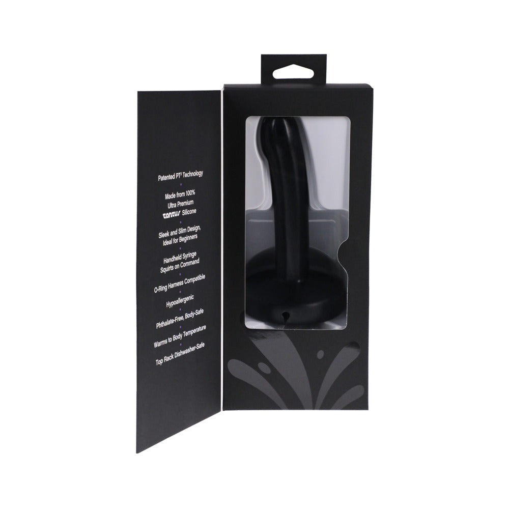 Tantus POP Slim Squirting Dildo Midnight