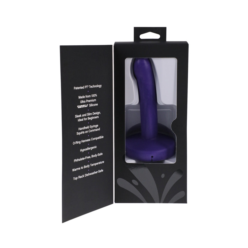Tantus POP Slim Squrting Dildo Indiglow