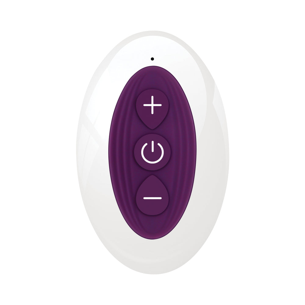 Gender X Velvet Hammer Rechargeable Remote-Controlled Thumping Thrusting Dual Stimulator Purple