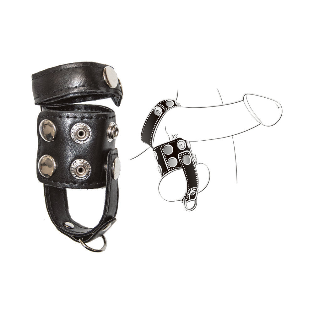 Ballgear Ball Stretcher With Separator & D-Ring - Black
