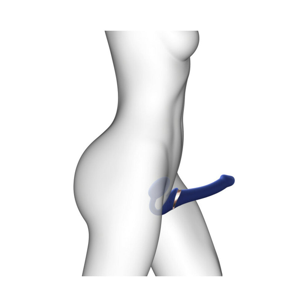 Strap-On-Me Multi Orgasm Bendable Strapless Strap-On Night Blue Large