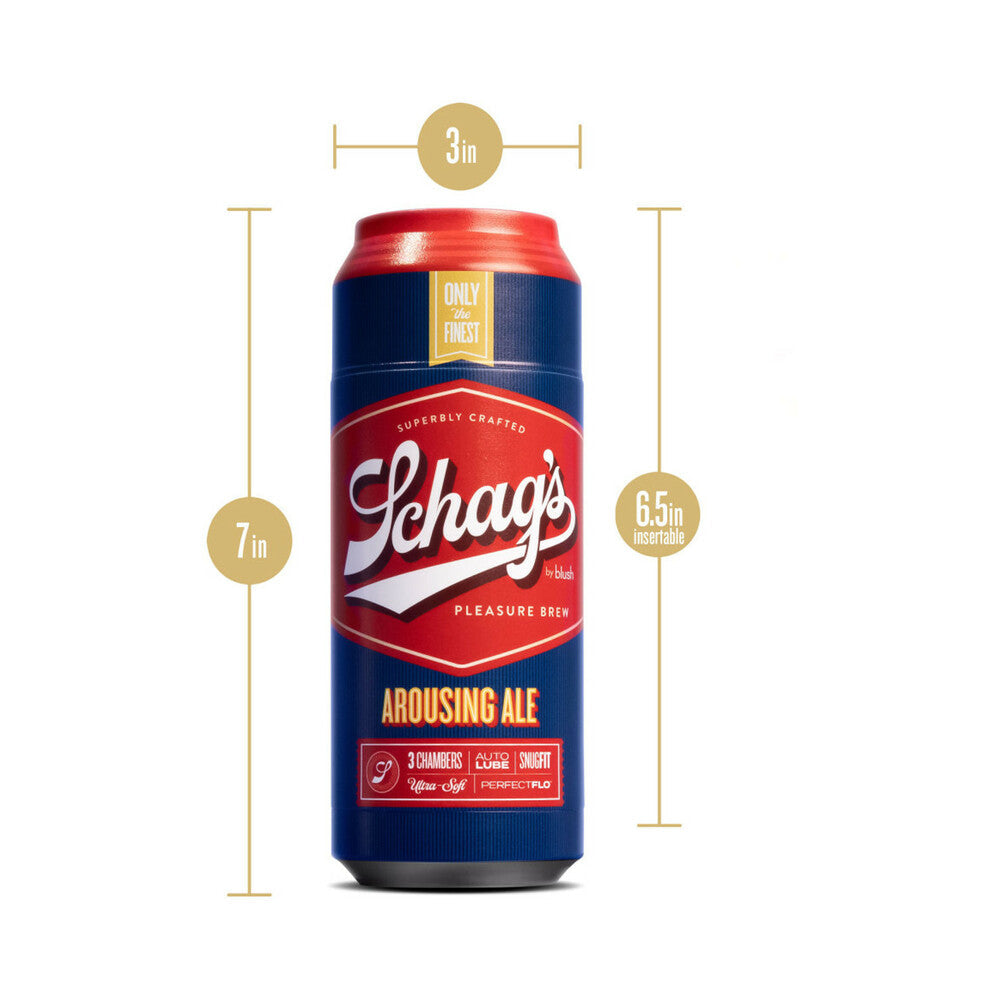 Schag''s Arousing Ale Self-Lubricating Stroker Frosted