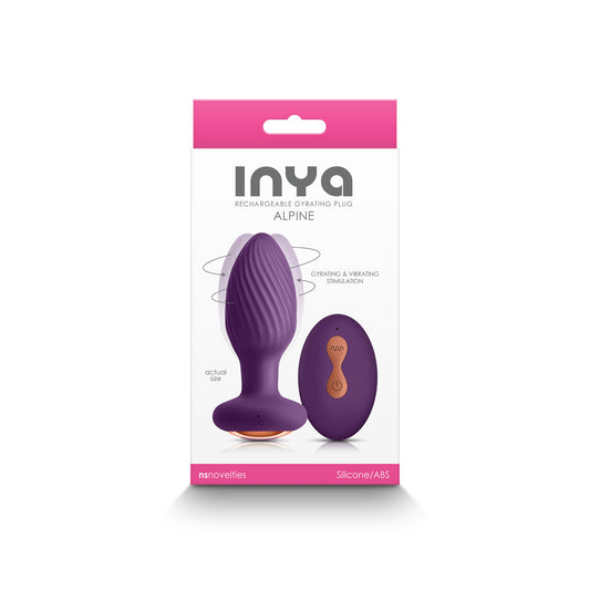 INYA Alpine Rechargeable Gyrating Plug Purple - product photo