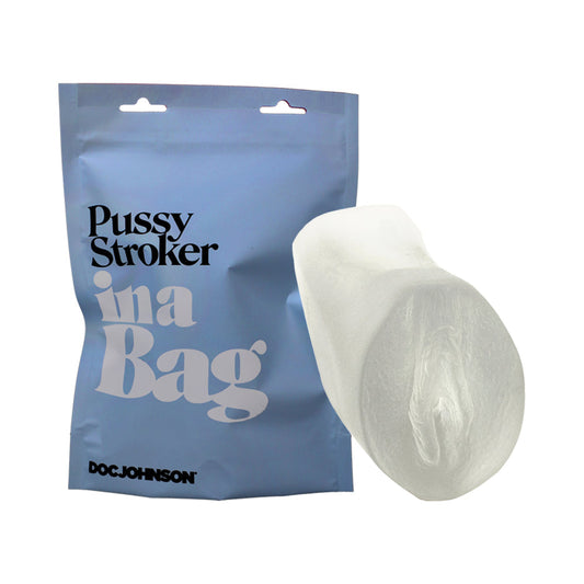 Doc Johnson Pussy Stroker In A Bag Frost - product photo