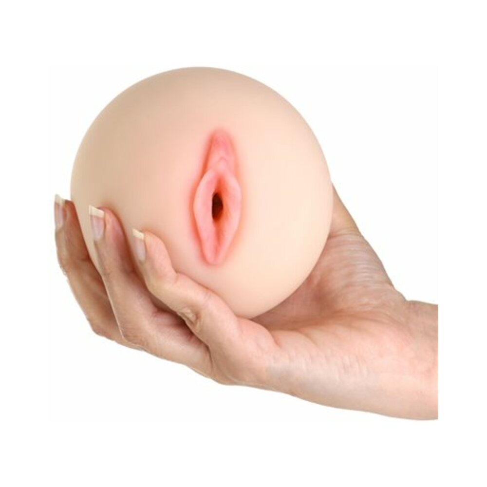 CutiePies Hannah''s Handful Boobie Stroker Beige