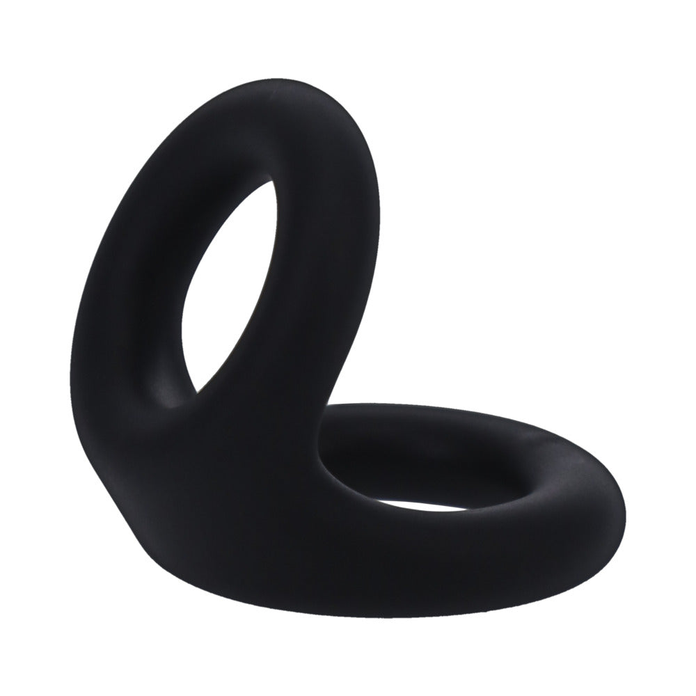 Tantus Uplift C-Ring Cock and Ball Sling Onyx