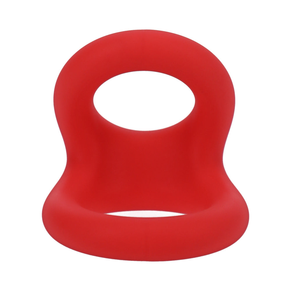 Tantus Uplift C-Ring Cock and Ball Sling Crimson