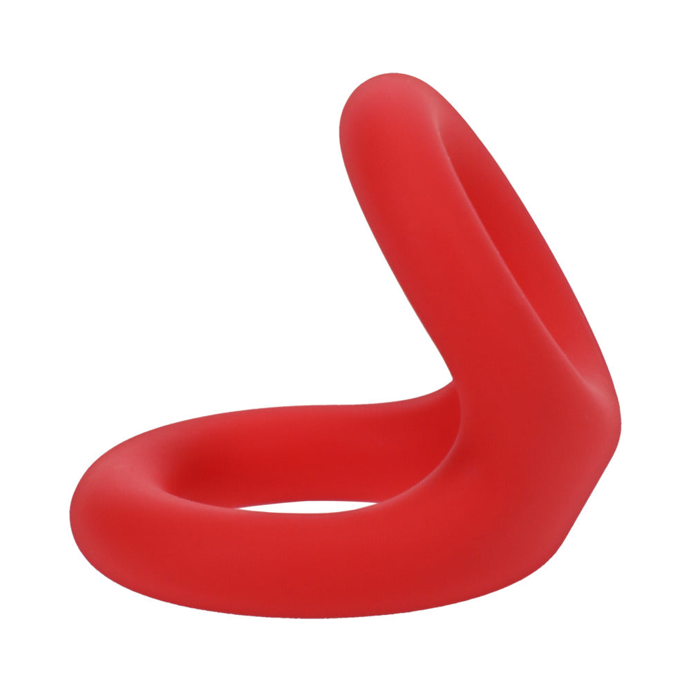 Tantus Uplift C-Ring Cock and Ball Sling Crimson