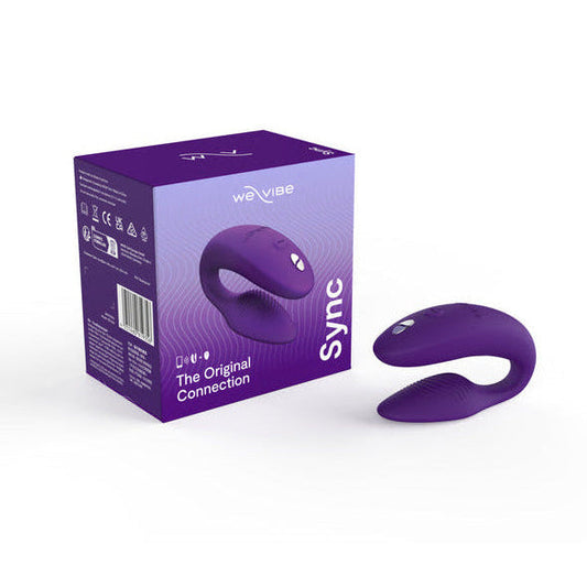 We-Vibe Sync 2 Rechargeable Silicone Couples Vibrator Purple - product photo