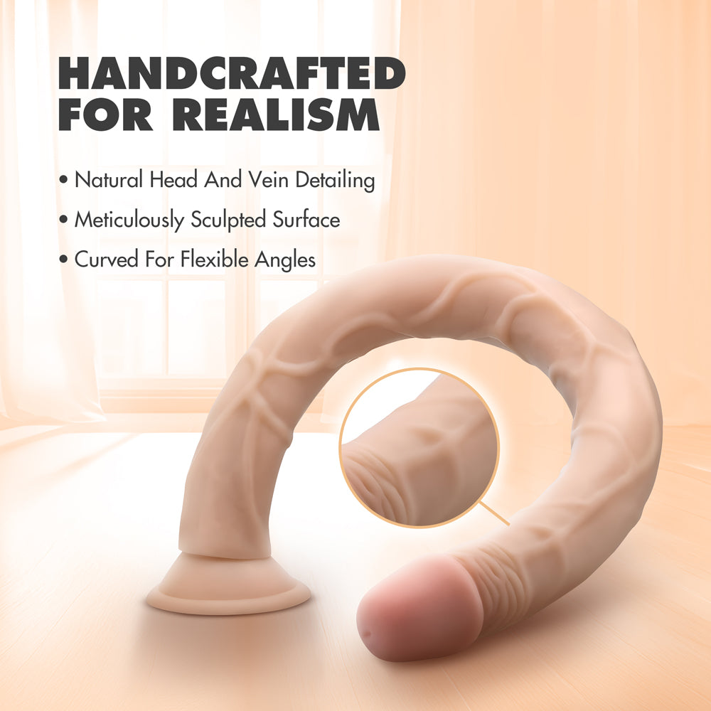 Dr. Skin 19 in. Dildo Beige