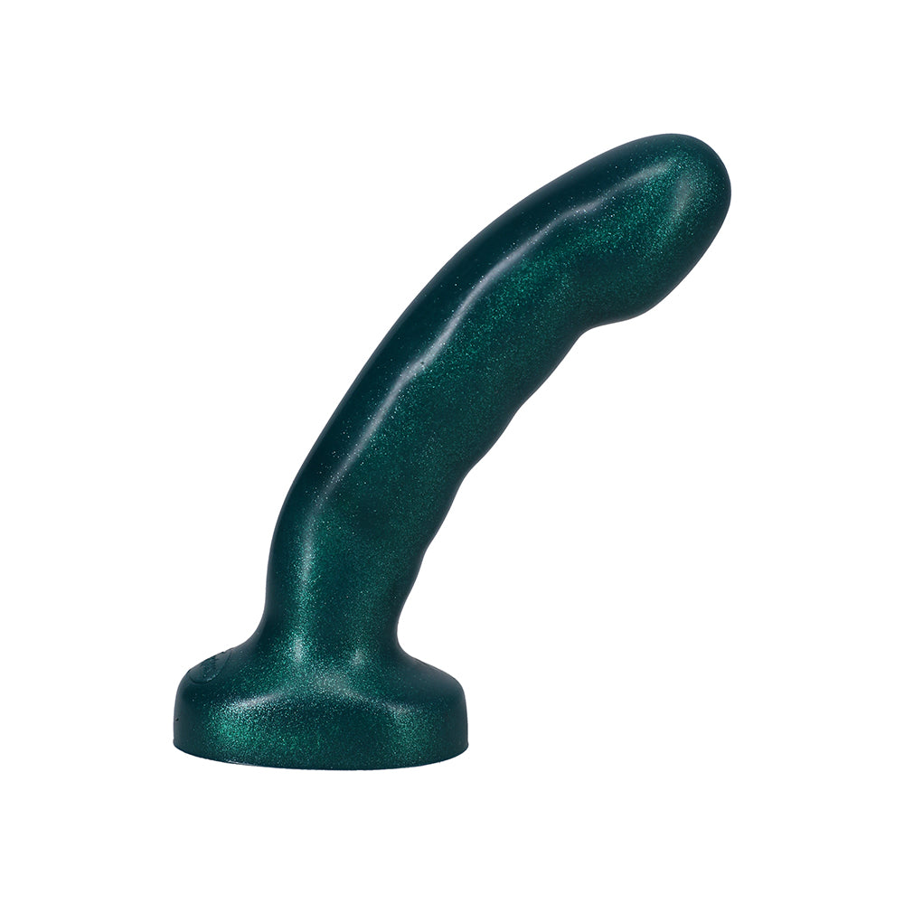Tantus Acute 5.5 in. Curved Dildo Medium-Firm Emerald