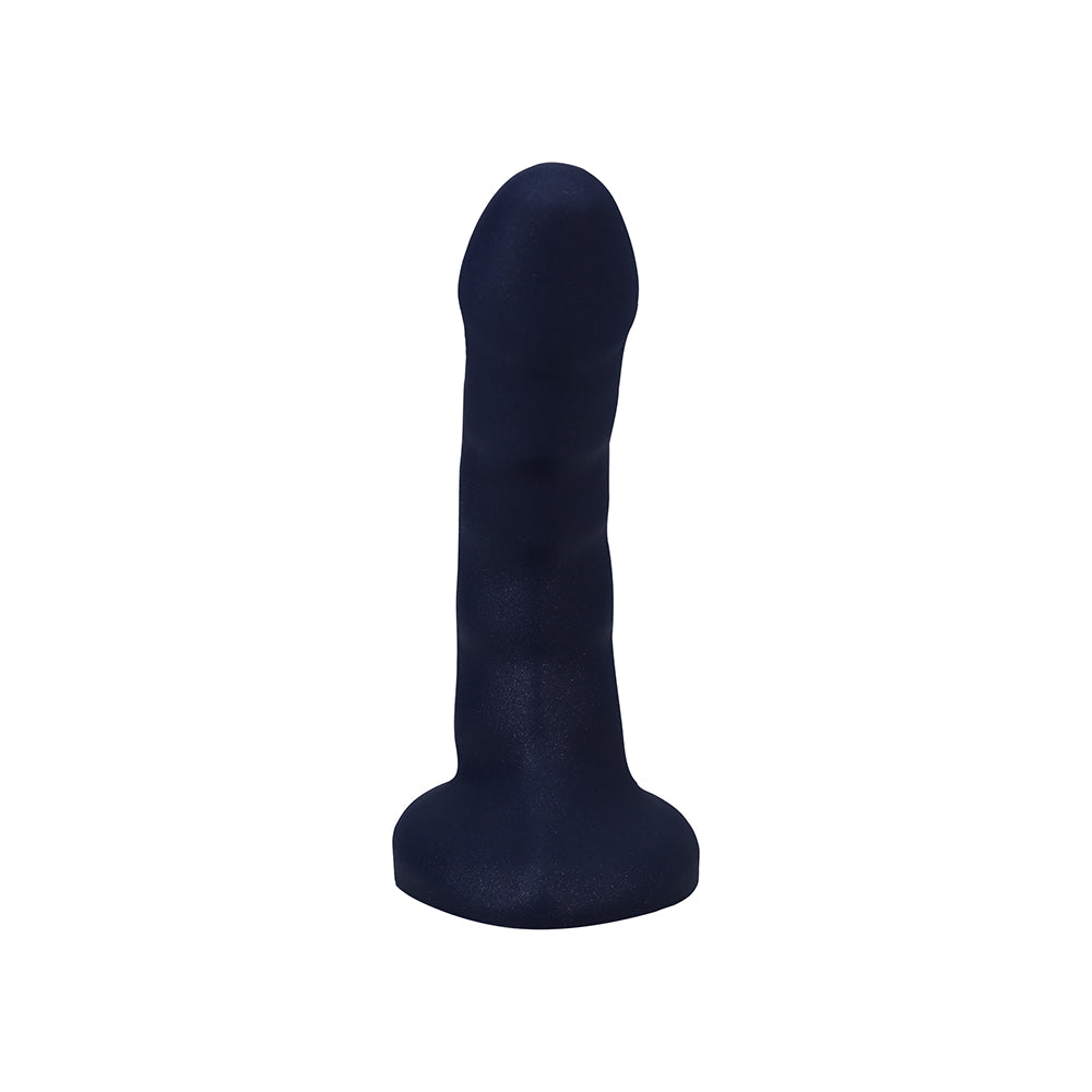 Tantus Curve 6.5 in. Dildo Medium-Firm Sapphire