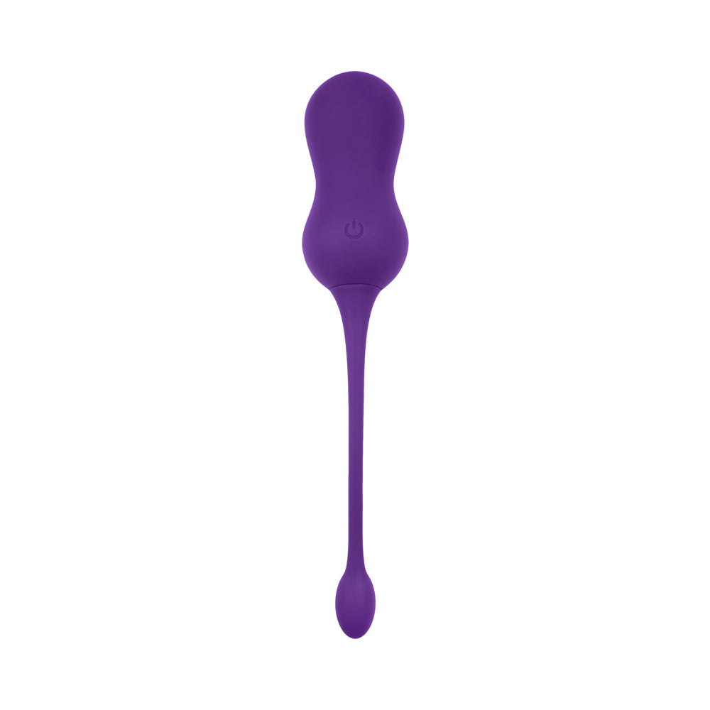 Playboy Double Time Rechargeable Remote Controlled Vibrating Silicone Dual Kegel Balls Acai