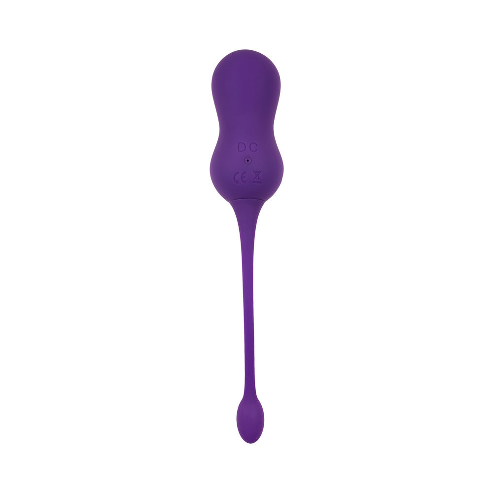 Playboy Double Time Rechargeable Remote Controlled Vibrating Silicone Dual Kegel Balls Acai
