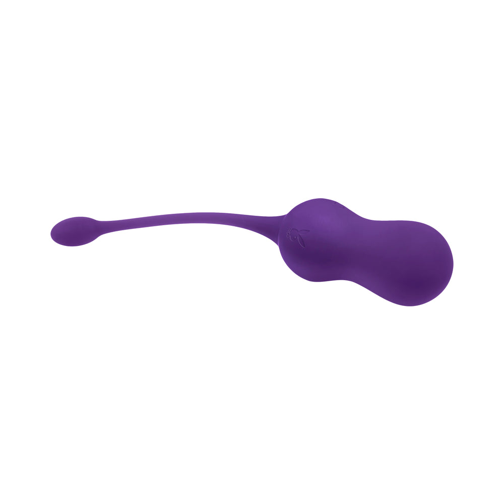 Playboy Double Time Rechargeable Remote Controlled Vibrating Silicone Dual Kegel Balls Acai