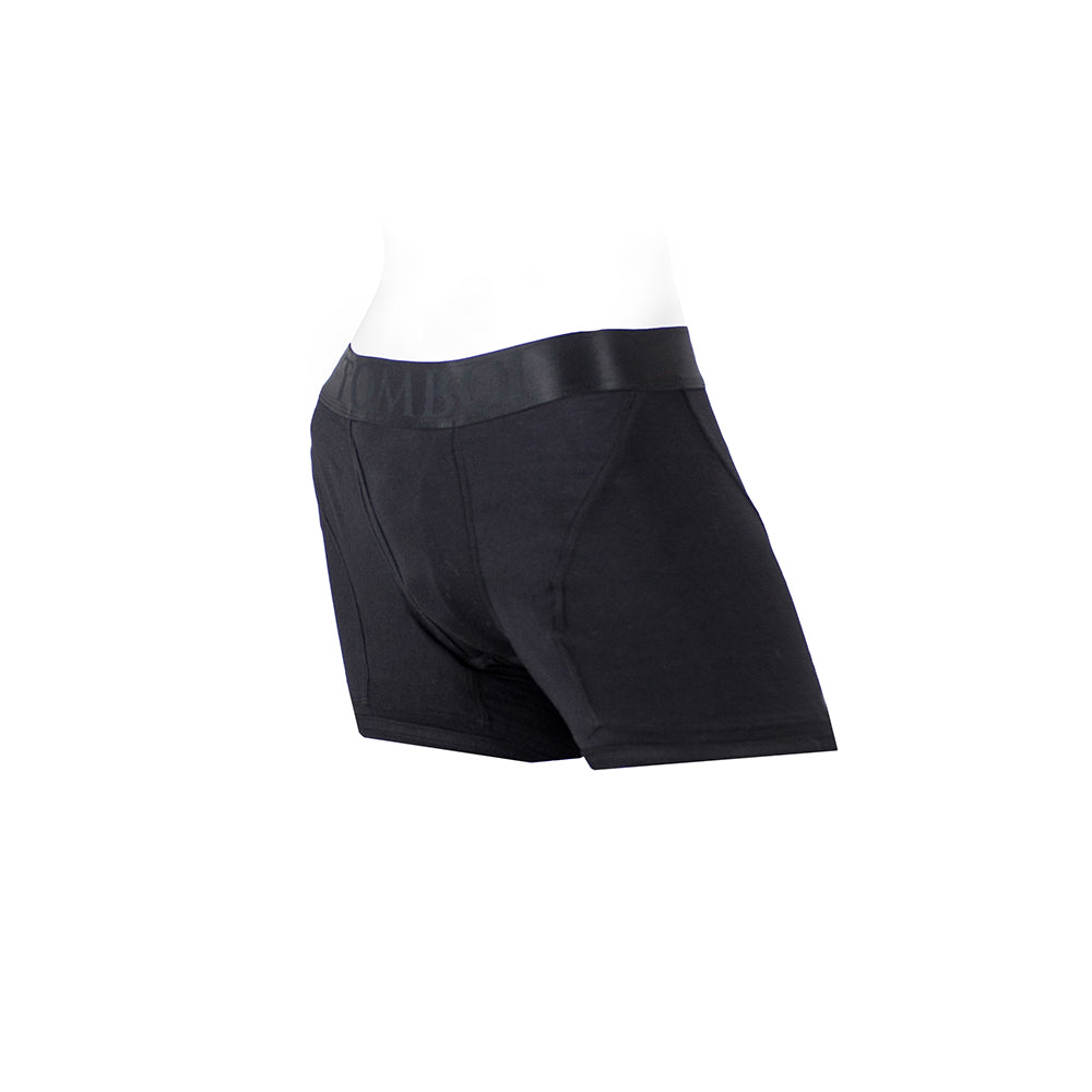 SpareParts Tomboii Rayon Boxer Briefs Harness Black Size S