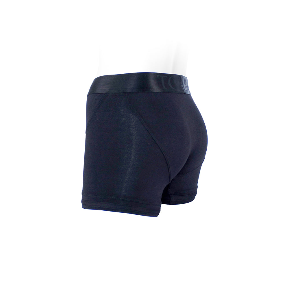 SpareParts Tomboii Rayon Boxer Briefs Harness Black Size M