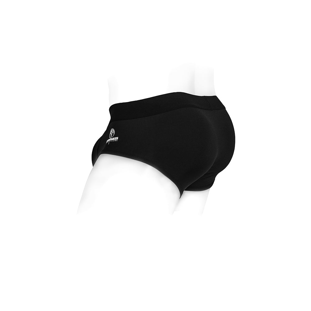SpareParts Pete Briefs Nylon Packing Underwear Black Size M
