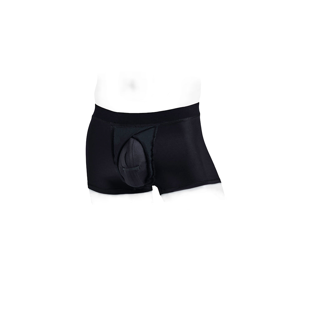 SpareParts Pete Trunks Nylon Packing Underwear Black Size L