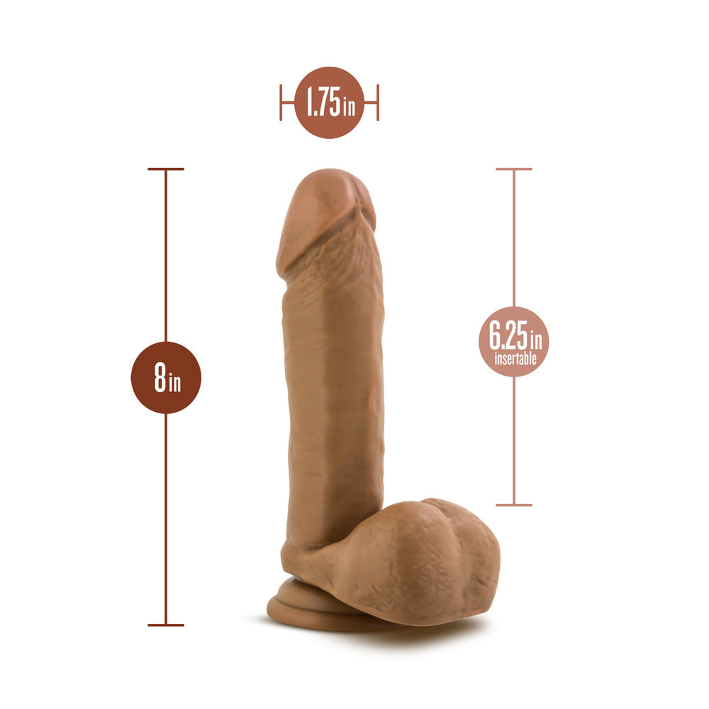 Dr. Skin Dr. William 8 in. Dildo with Balls Tan