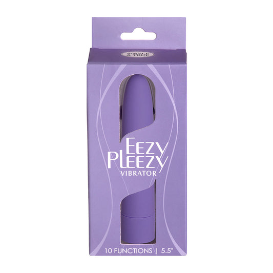 Simple & True Eezy Pleezy Classic Vibrator 5.5 in. Purple - product photo