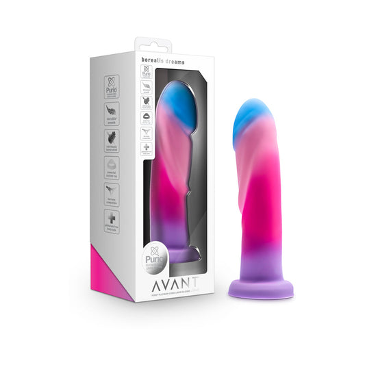 Avant Borealis Dreams 7.75 in. Dildo Cotton Candy - product photo