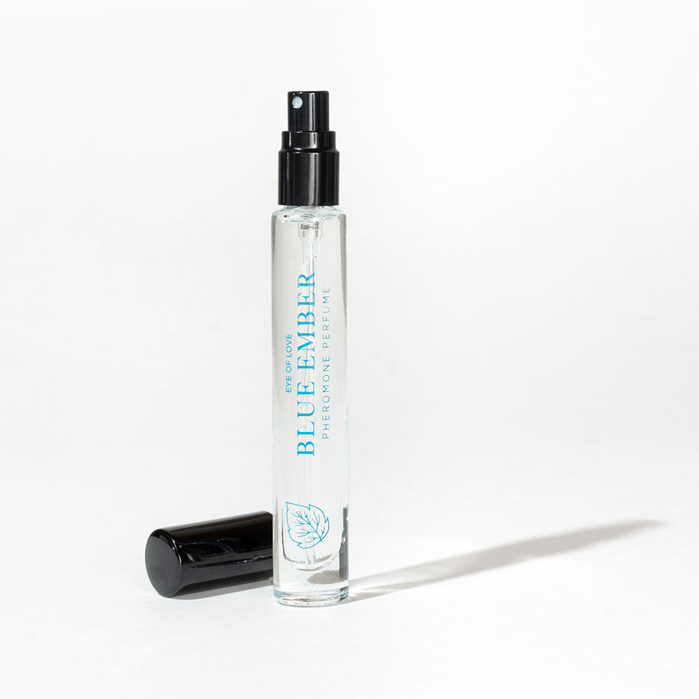 Eye of Love Bloom Attract Her Pheromone Parfum Blue Ember 0.34 oz.