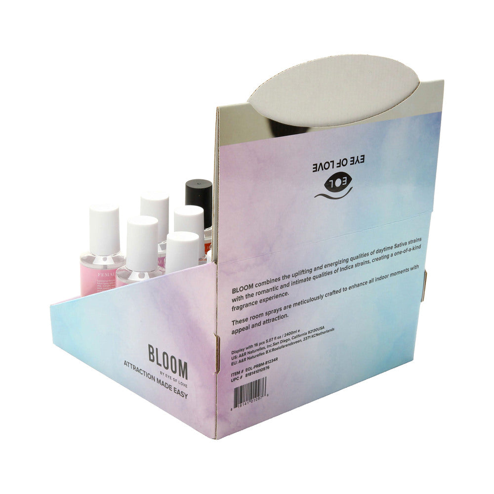 Eye of Love Bloom Pheromone Room Spray 4x4 Prepack - Cardboard