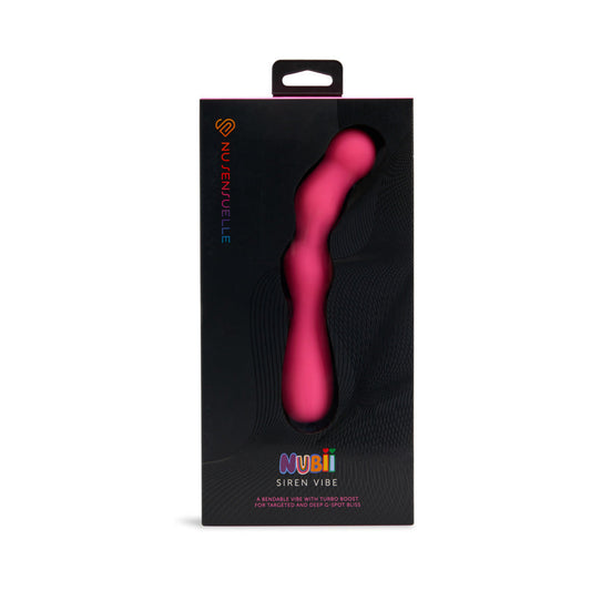 Nu Sensuelle Siren Nubii G-Spot Vibe W/ Hinge Pink - product photo