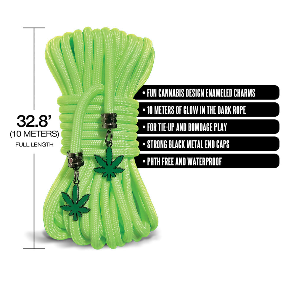 Stoner Vibes Chronic Collection Glow in the Dark Rope 32 ''
