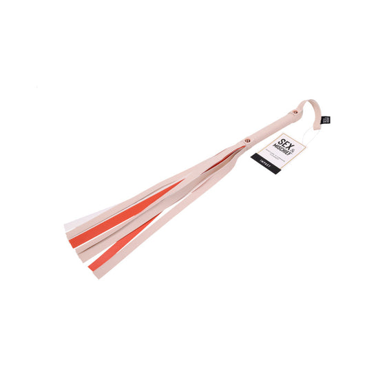 Sportsheets Sex & Mischief Peaches ''n CreaMe Stripe Flogger - product photo