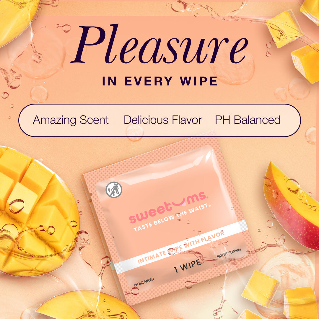 Sweetums Intimate Wipes Watermelon Flavor 10-Pack