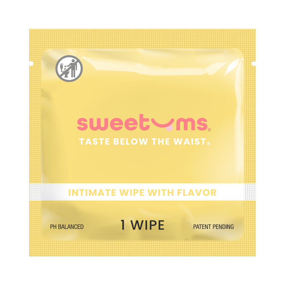 Sweetums Intimate Wipes Pina Colada Flavor 10-Pack