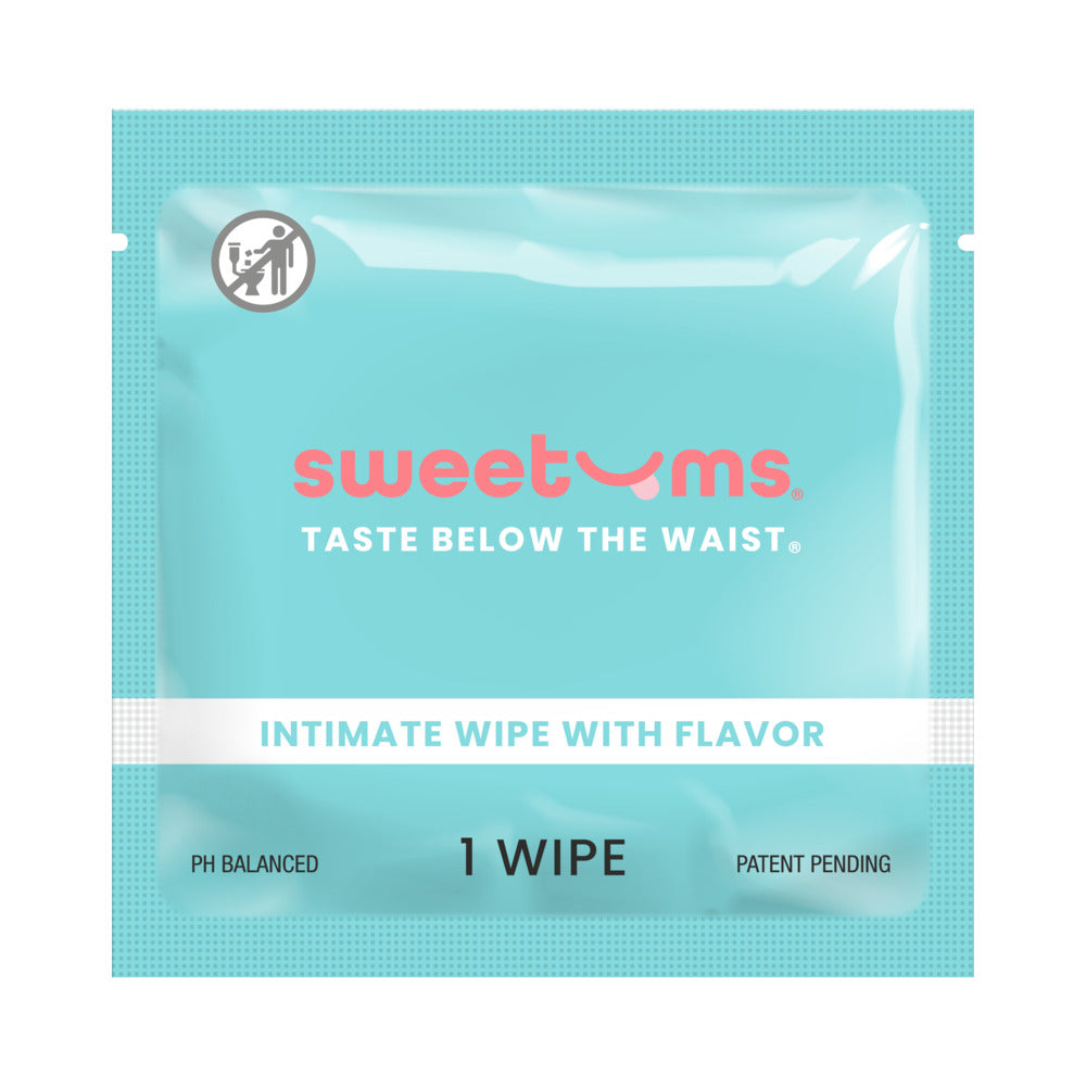 Sweetums Intimate Wipes Cinnamon Bun Flavor 10-Pack