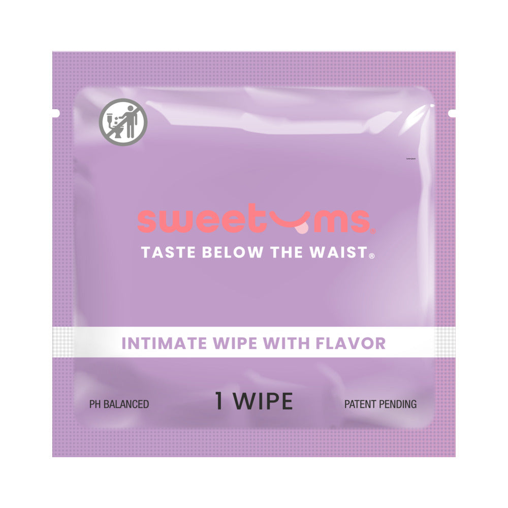 Sweetums Intimate Wipes Honey Lavender Flavor 10-Pack