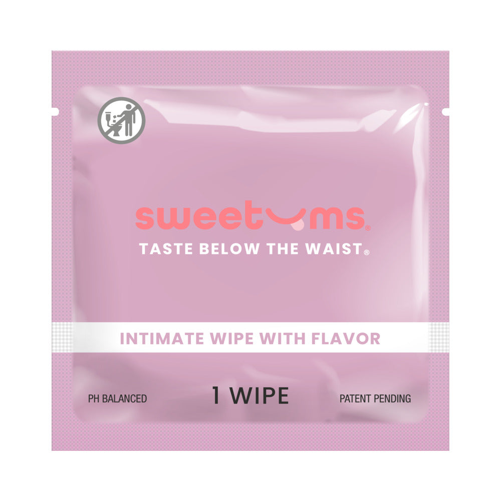 Sweetums Intimate Wipes Grape Flavor 10-Pack