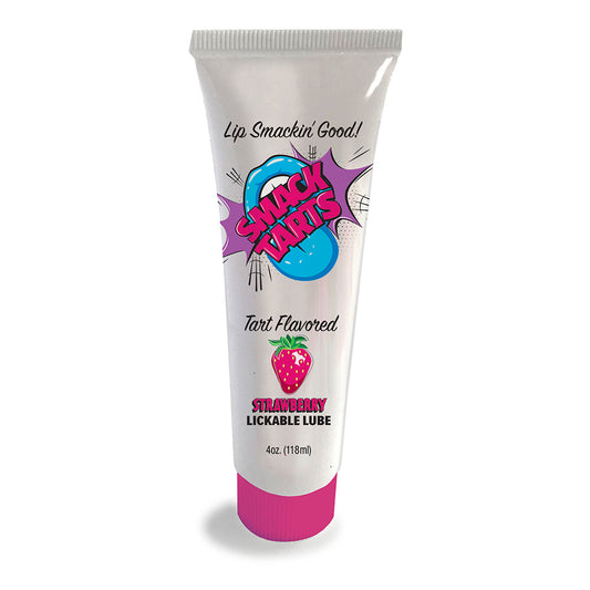 Smack Tarts Lickable Sour Strawberry Lube 4 oz. - product photo