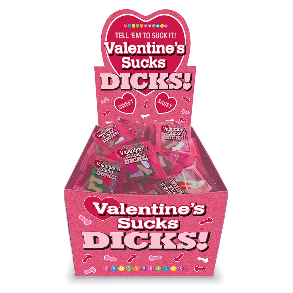 Valentine''s Sucks Dicks 100-Pack Display