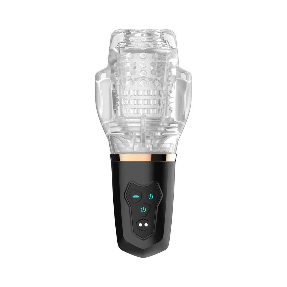 Adam & Eve Adam''s Gawk Gawk 2.0 Sucking & Vibrating Sleeve