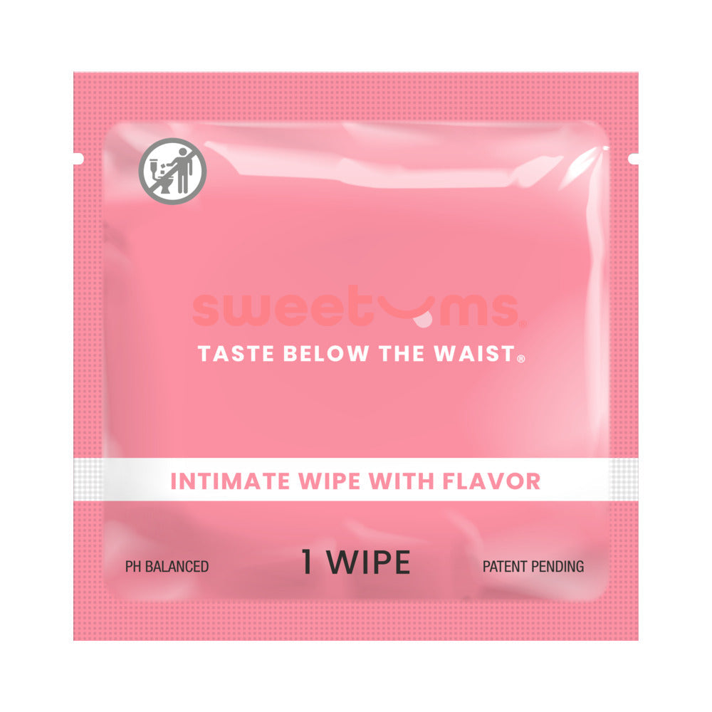 Sweetums Intimate Wipes Cherry Individual