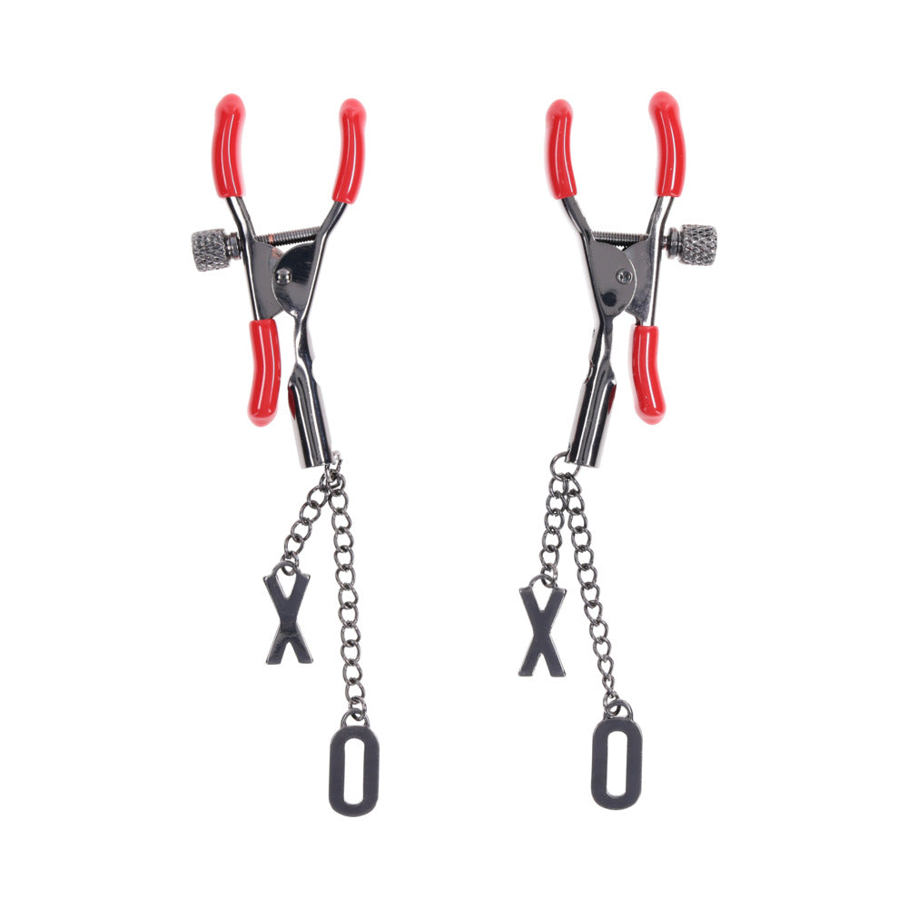 Sportsheets Sex & Mischief Ex''s & Oh''s Nipple Clamps