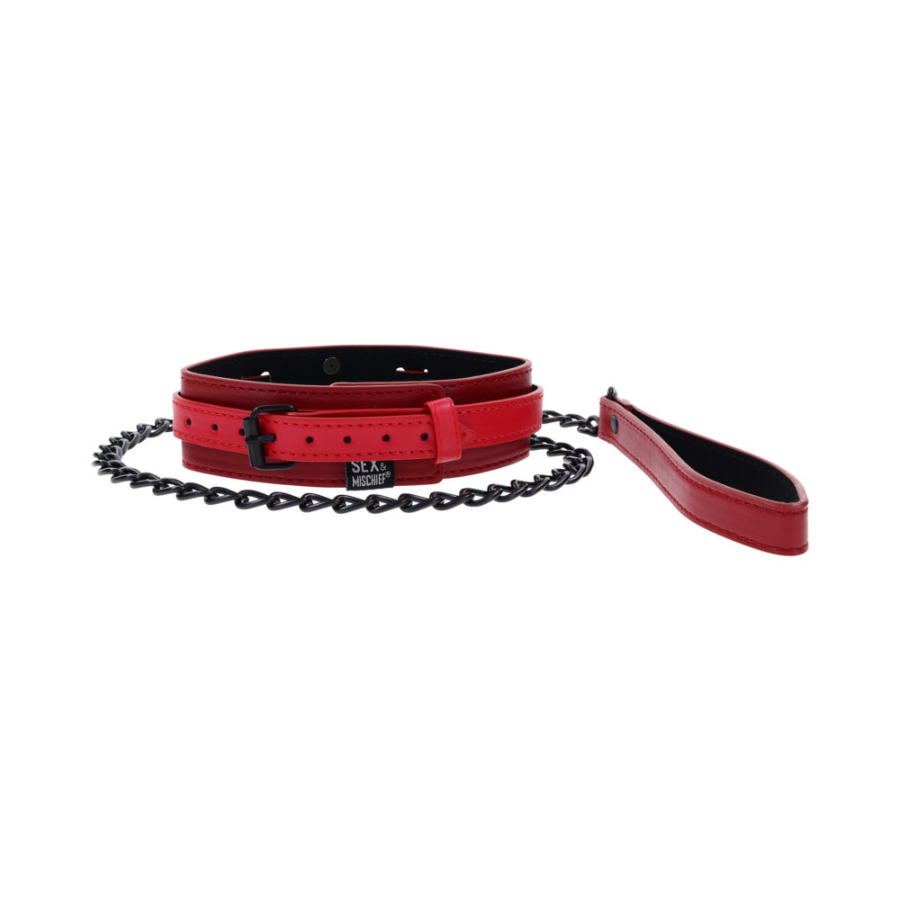 Sportsheets Sex & Mischief Ex''s & Oh''s Collar and Leash